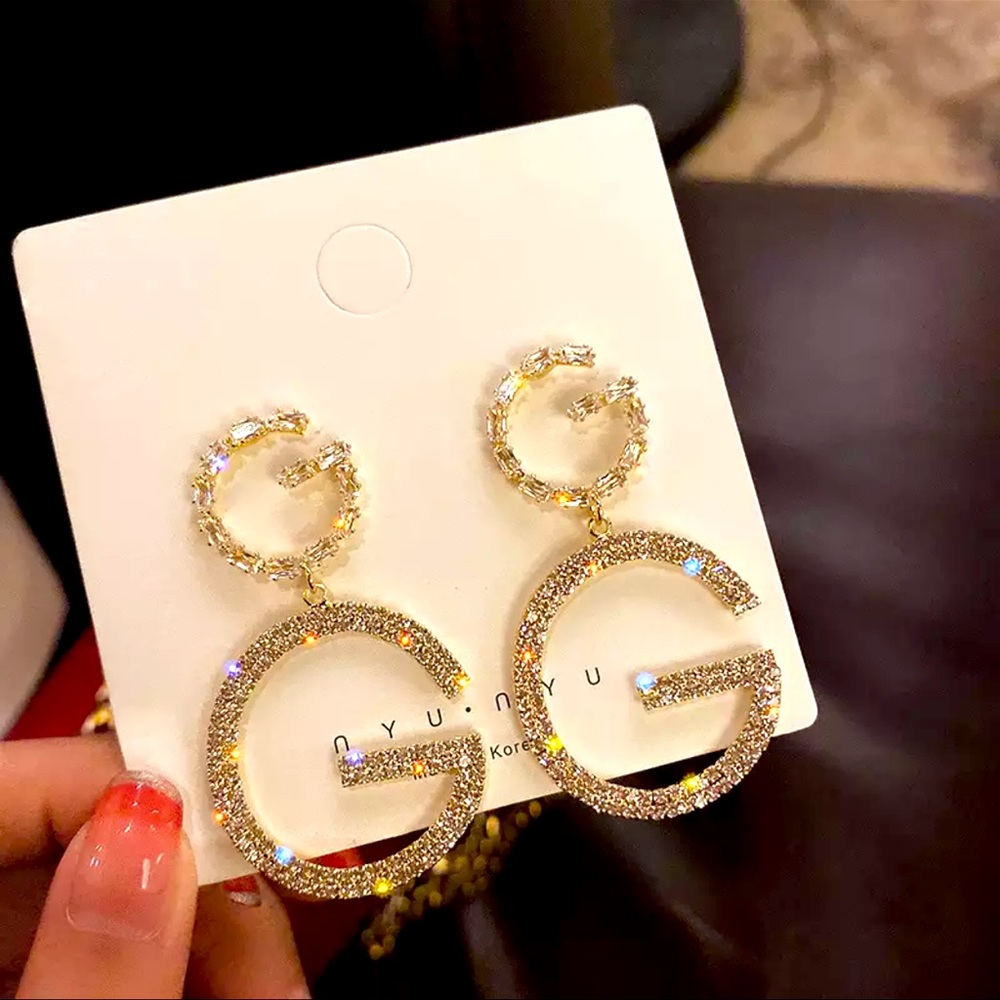 G luxury earrings